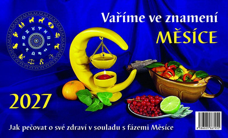 Kalendář 2027 stolní Vaříme ve znamení měsíce
