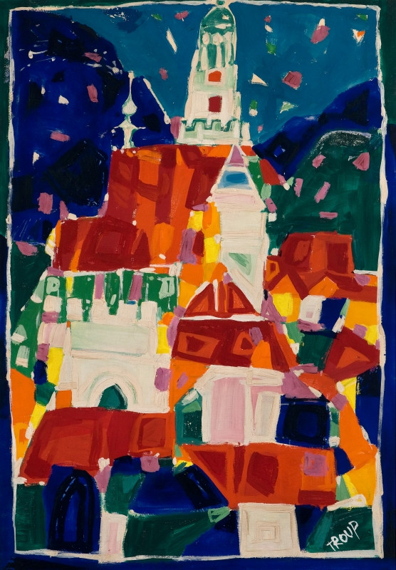Prachatice (design for a tapestry)