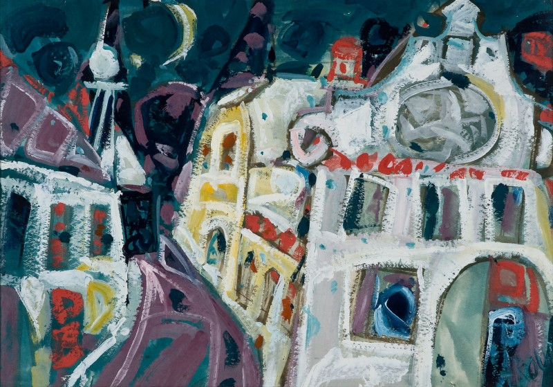 1940s, oil on canvas, 72 × 60 cm