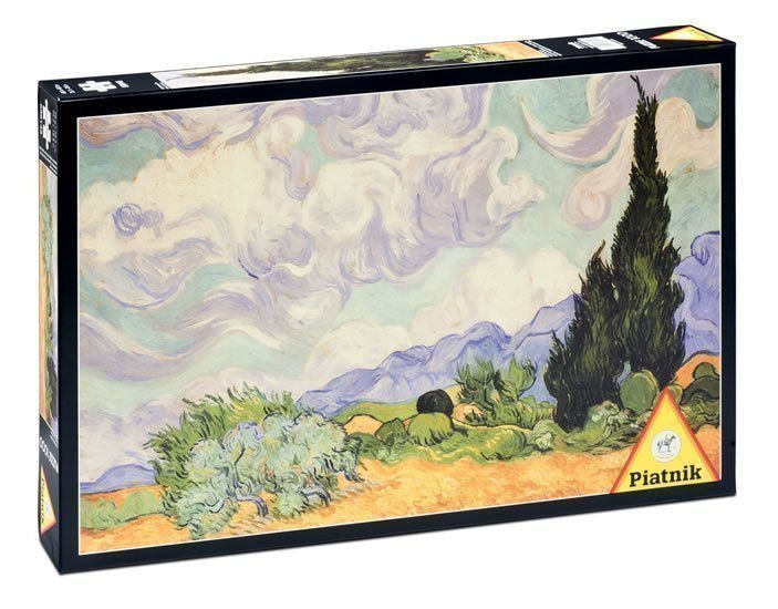 Puzzle Gogh pšeničné pole