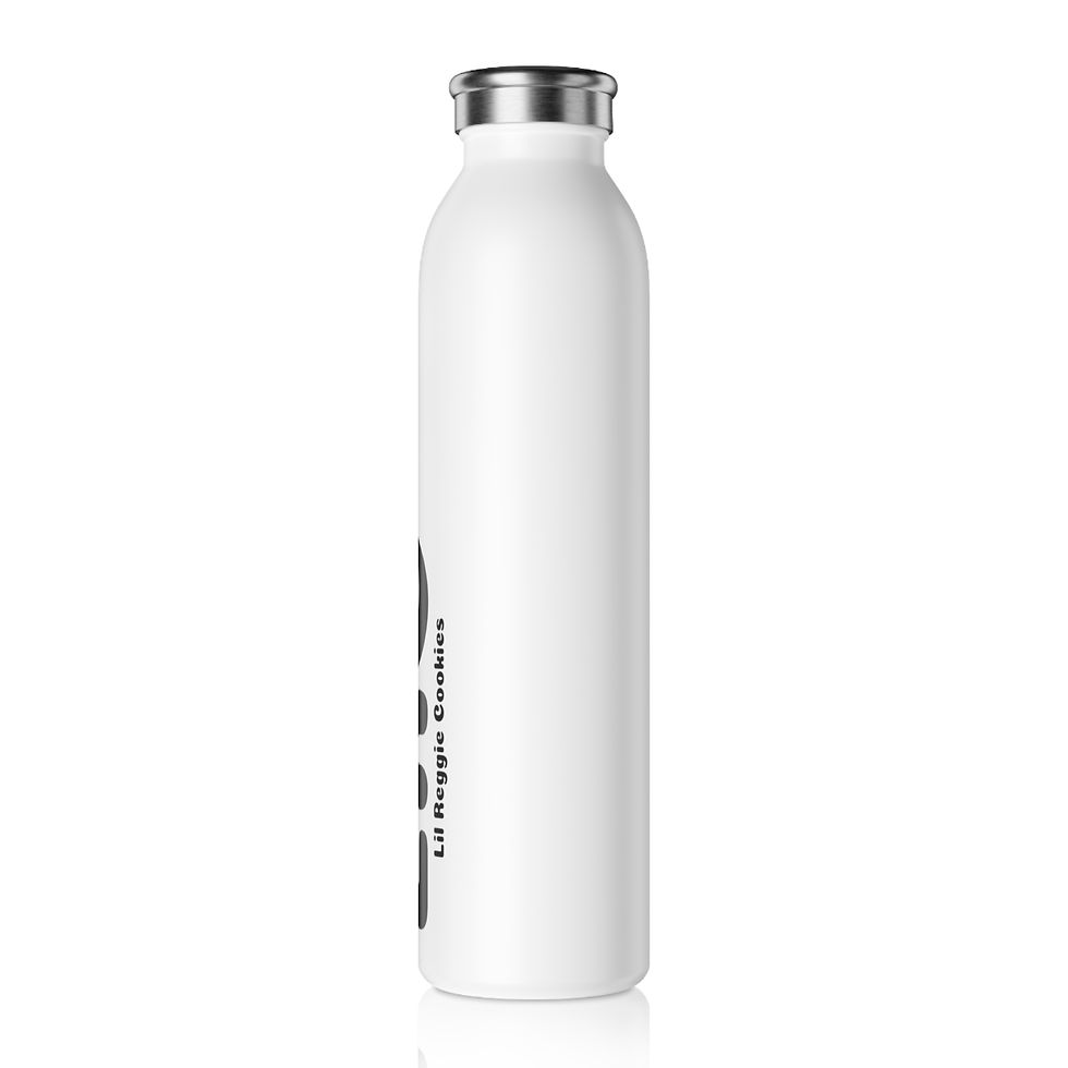 Thumbnail: Personalized Slim Water Bottle - LRC Design - Eco-Friendly Hydration