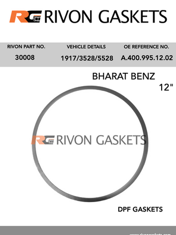 DPF gasket for Bharat-Benz truck OEM quality
