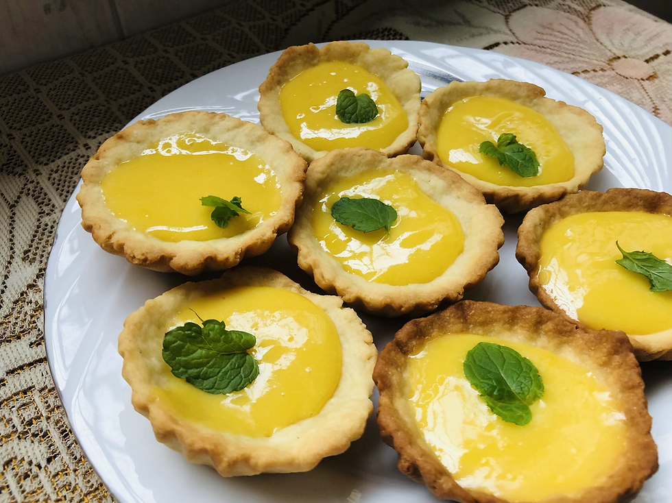Hong Kong Style Egg Tart/ Lemon Tart #CookedBakedFried