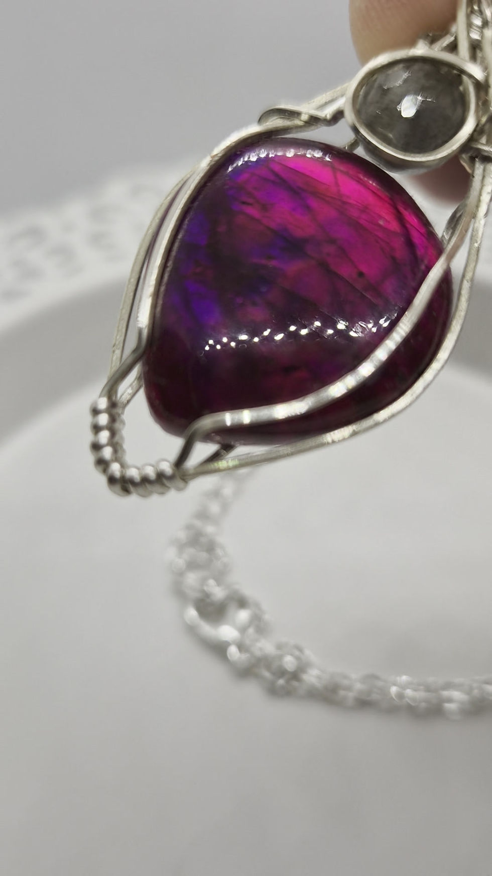 Thumbnail: Pink Labradorite Necklace