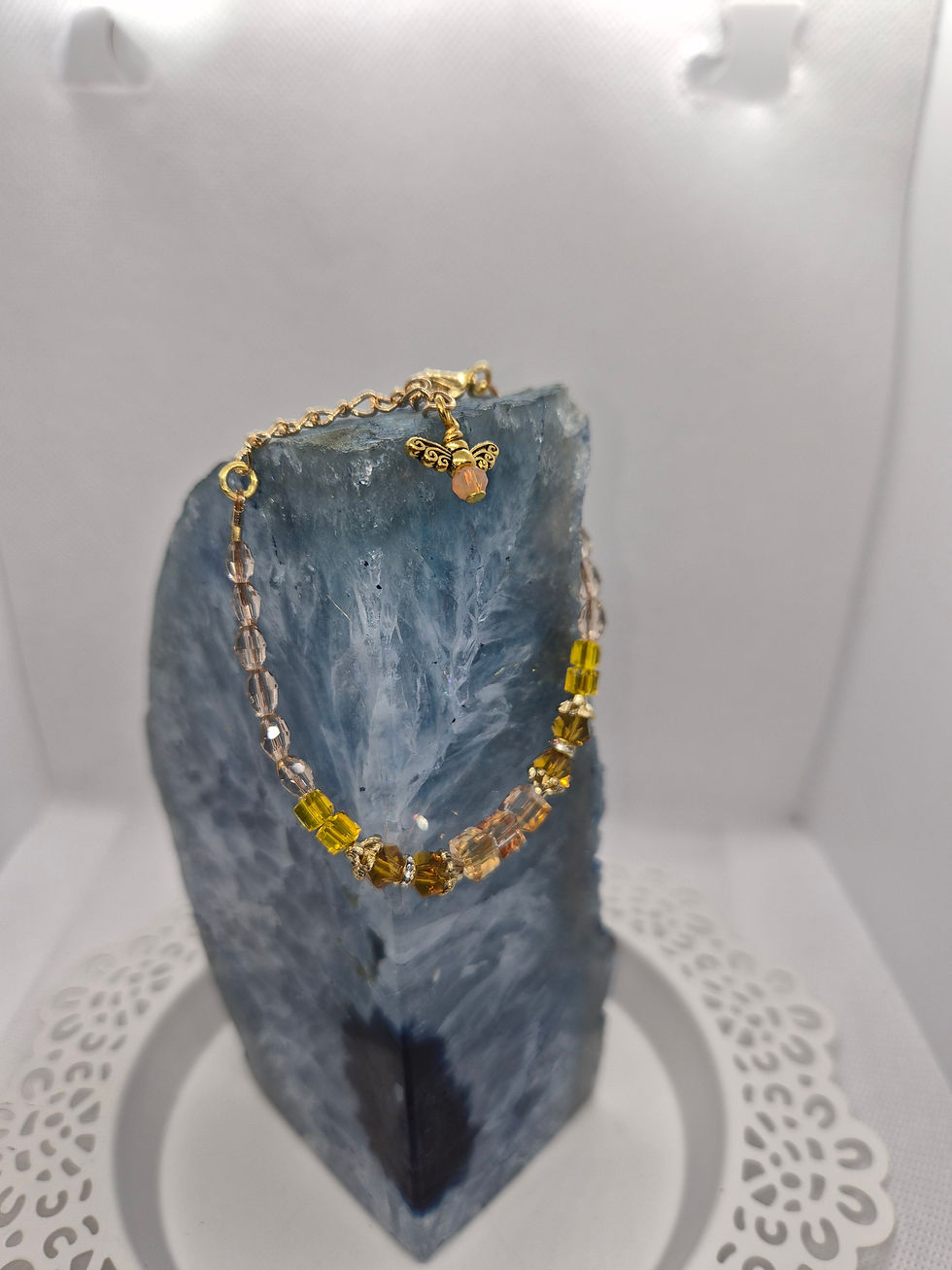 Thumbnail: Yellow crystal bracelet