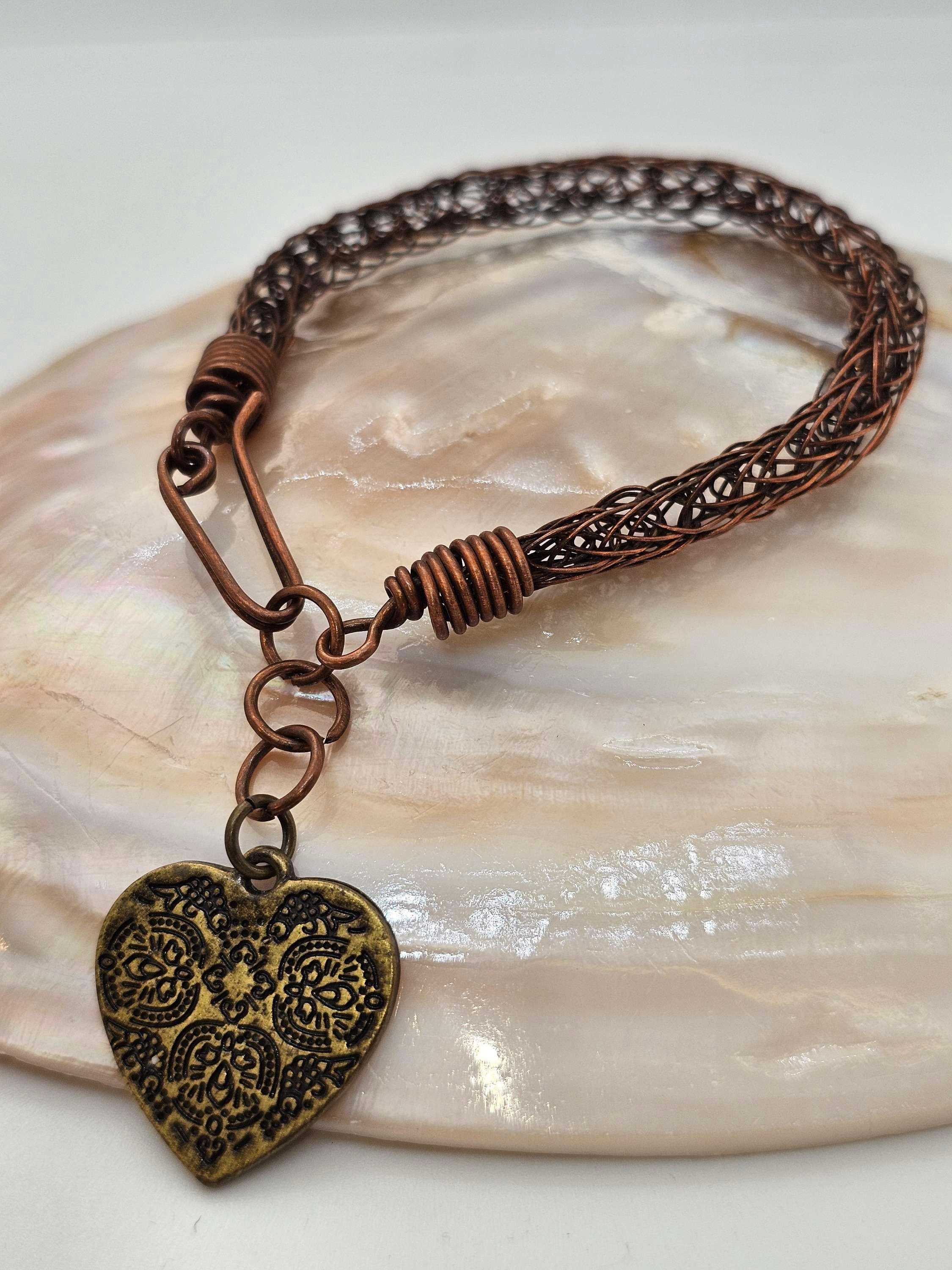 Viking knit bracelet