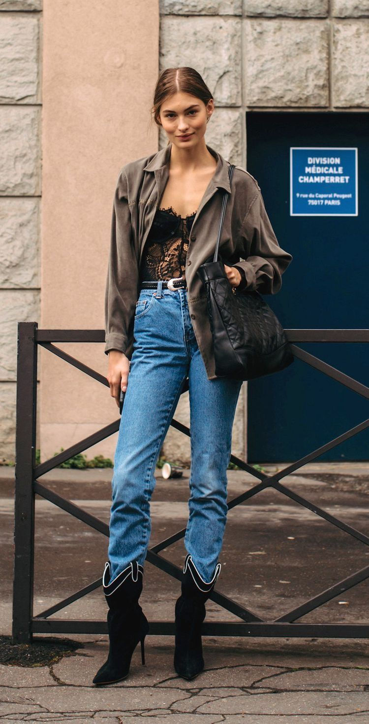 The skinny jean comeback is real