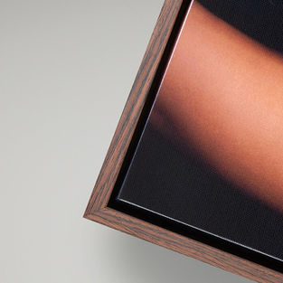 Canvas Tray Frame Dark Walnut