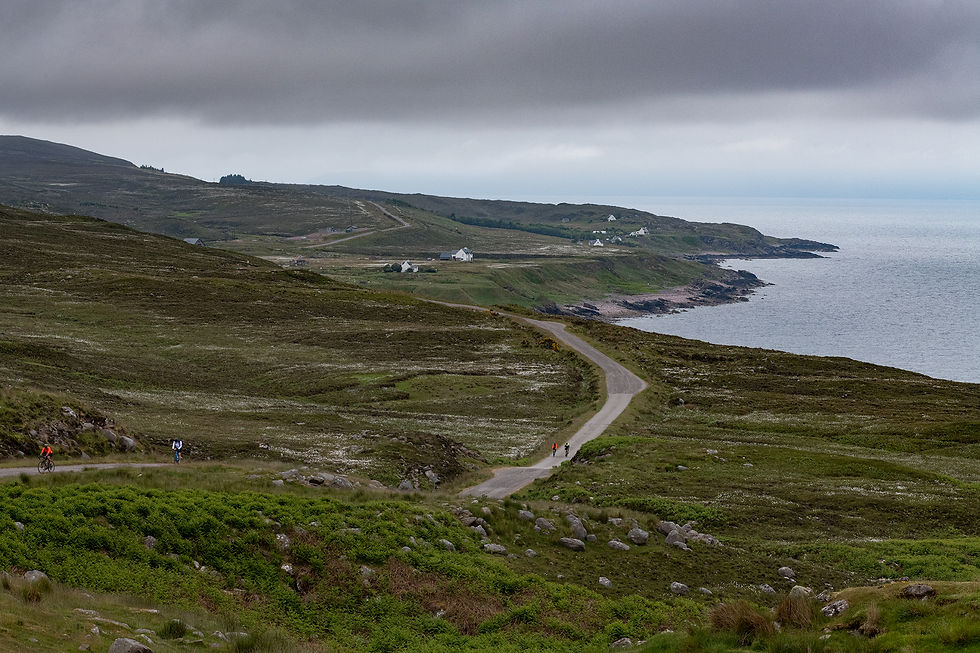 Cycling Applecross in Scotland