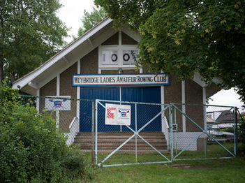 Weybridge Ladies Amateur Rowing Club beside the River Thames