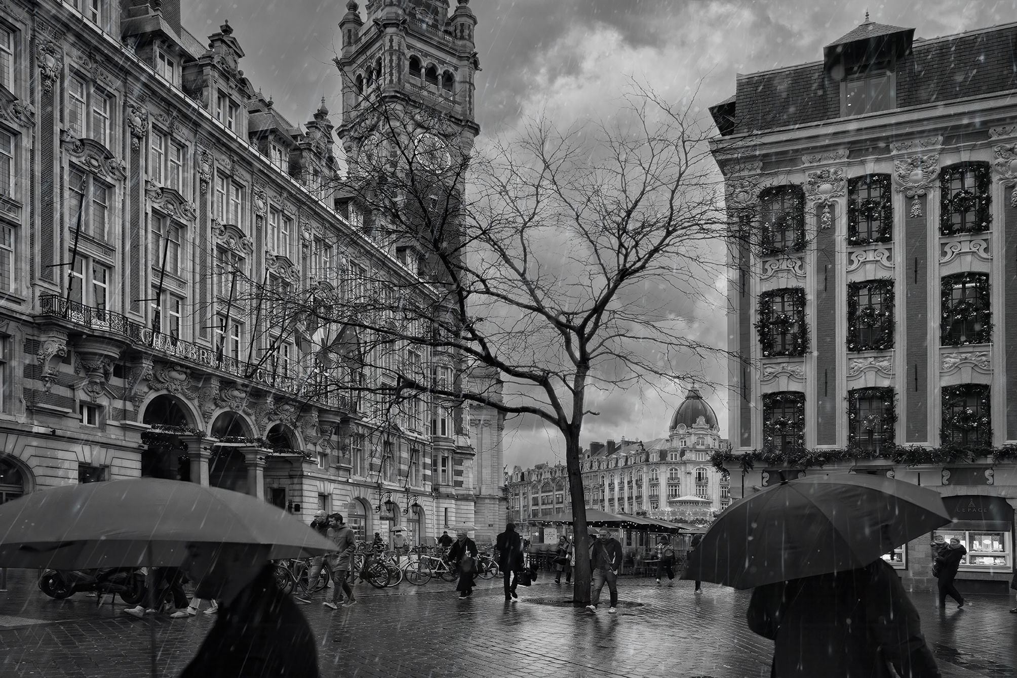 Rainy Lille Photographic Art