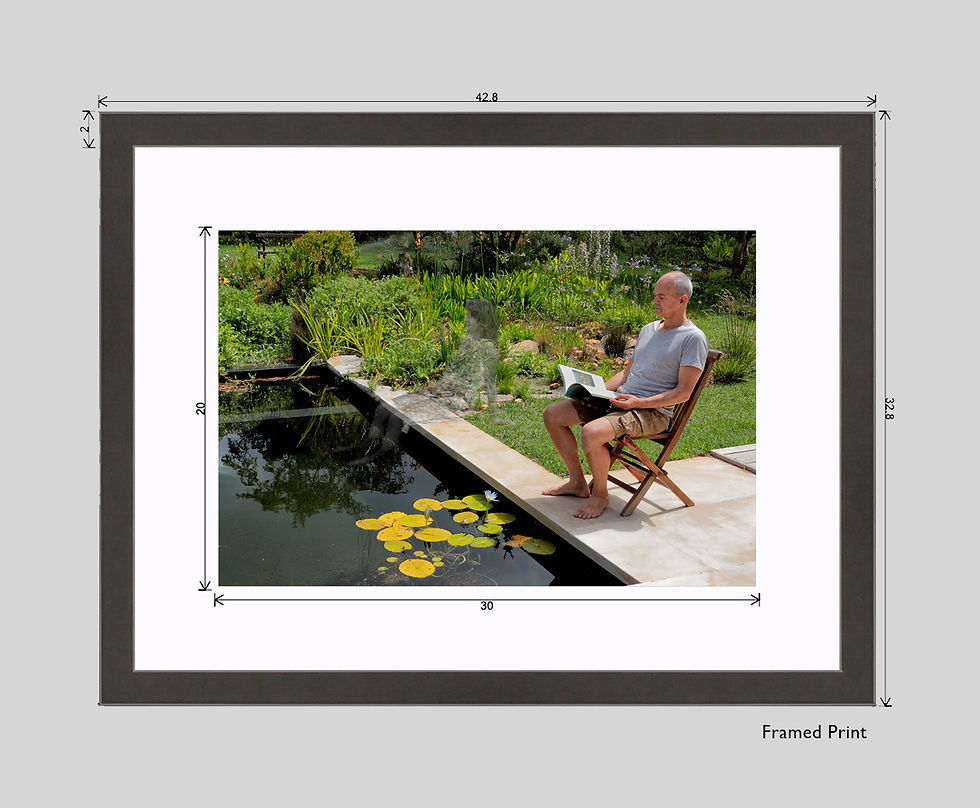 Thumbnail: Ghost Padding Feet Framed Prints