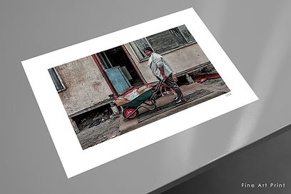 Ronelle Drinking Water - from the Inheritance in colour series of photographic fine art prints