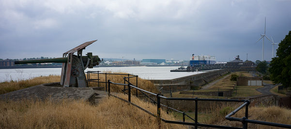 Tilbury Fort along side the River Thames
