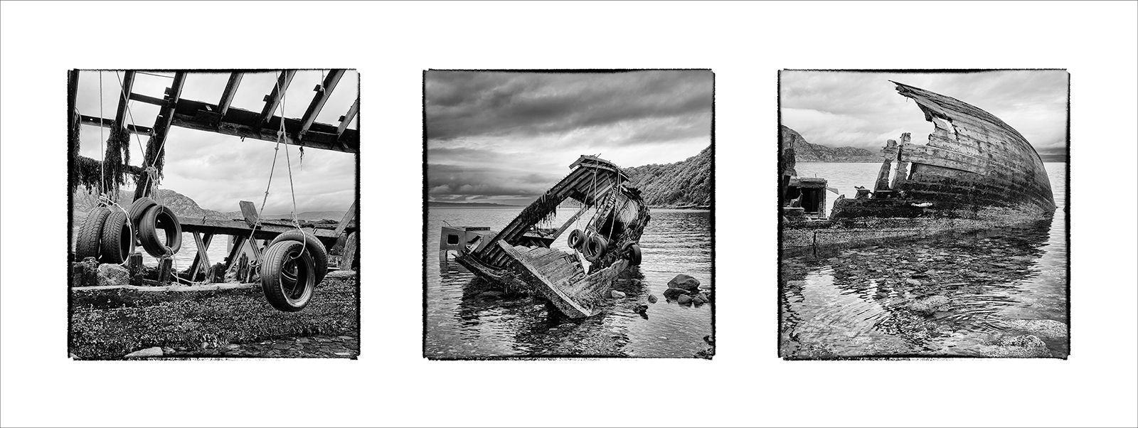 Triple Wrecked Photographic Art