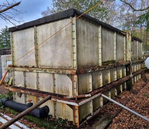 old water tank