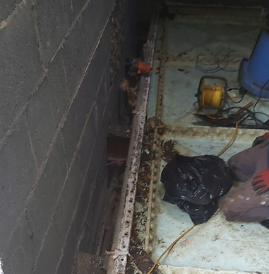 replacing a steel water tank