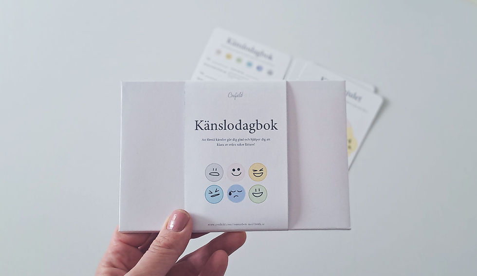 Miniatyrbild: Känslodagbok för barn – 10-pack övningskort med Känslohjulet