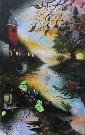 lemon butterflies tells a story of childhood in grythyttan and saxhyttan nostalgia new contemporary art by Gunnar Foley