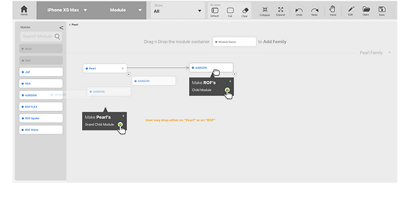 Wireframe_Module - Drag n Drop - Navigat