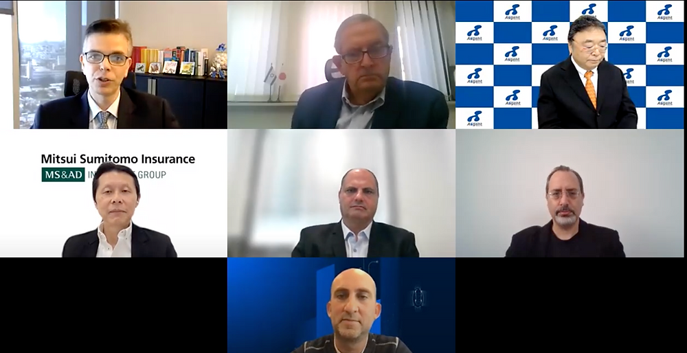 Screenshot, Cybertech Tokyo's "Cybersecurity and Mobility" online panel