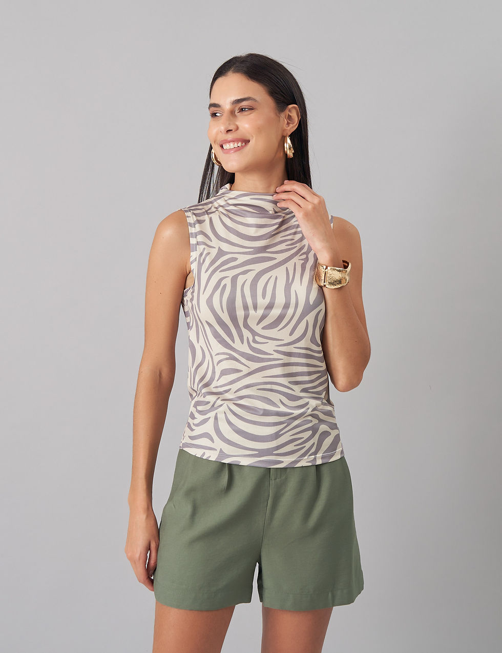 Miniatura: BLUSA ZEBRA
