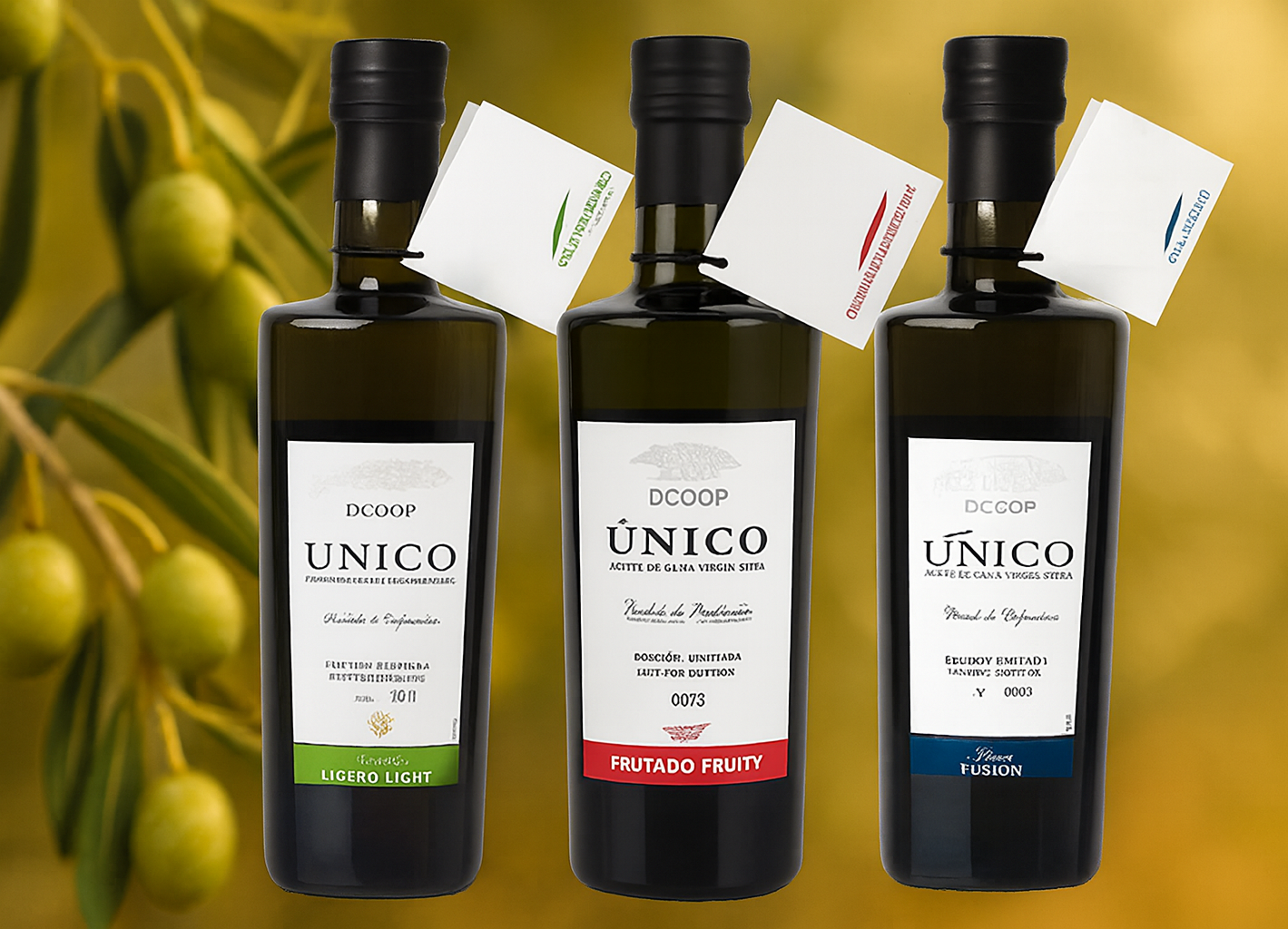 COFFRET 3 HUILES  UNICO - NOUVELLE RECOLTE 2025/2026