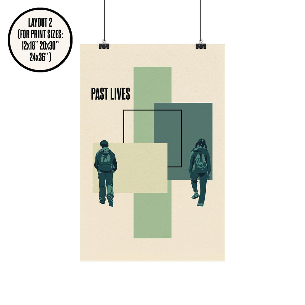 Thumbnail: Past Lives | Minimalist Film Poster Print 2