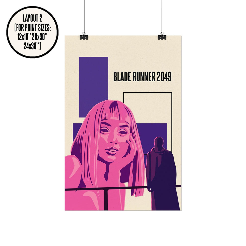 Thumbnail: Blade Runner 2049 | Minimalist Film Poster Print 2