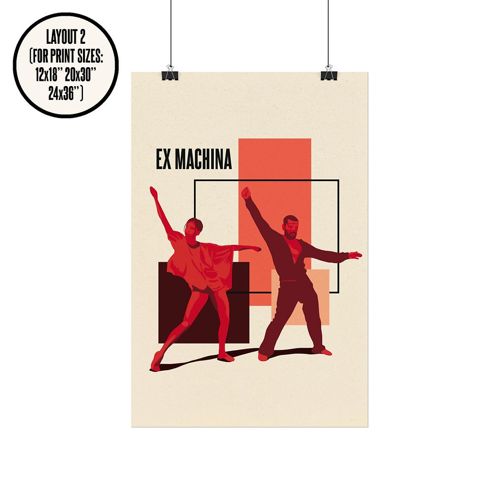 Thumbnail: Ex Machina | Minimalist Film Poster Print 2