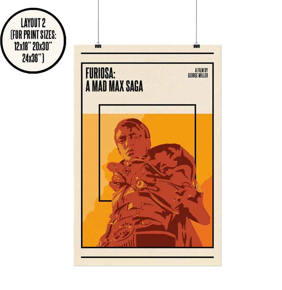 Thumbnail: Furiosa: A Mad Max Saga | Minimalist Film Poster Print