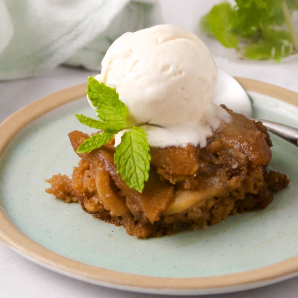 Sticky Toffee Apple Pudding