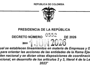 El Decreto 552 de 2026 sobre empresas y derechos humanos en Colombia: una nueva apuesta para organizar la casa