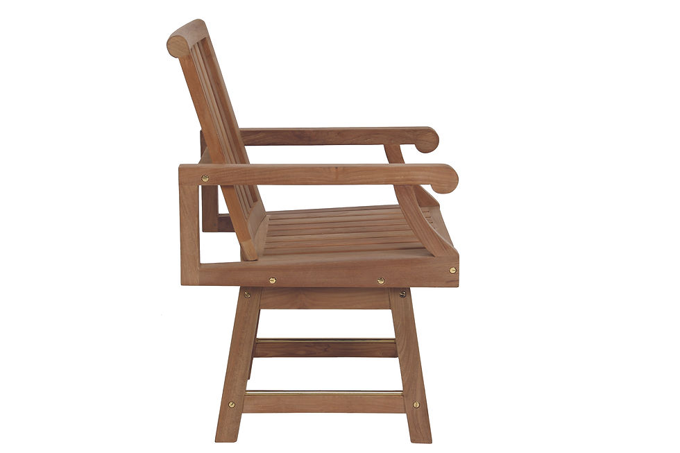 Thumbnail: Kings Swivel Dining Arm Chair