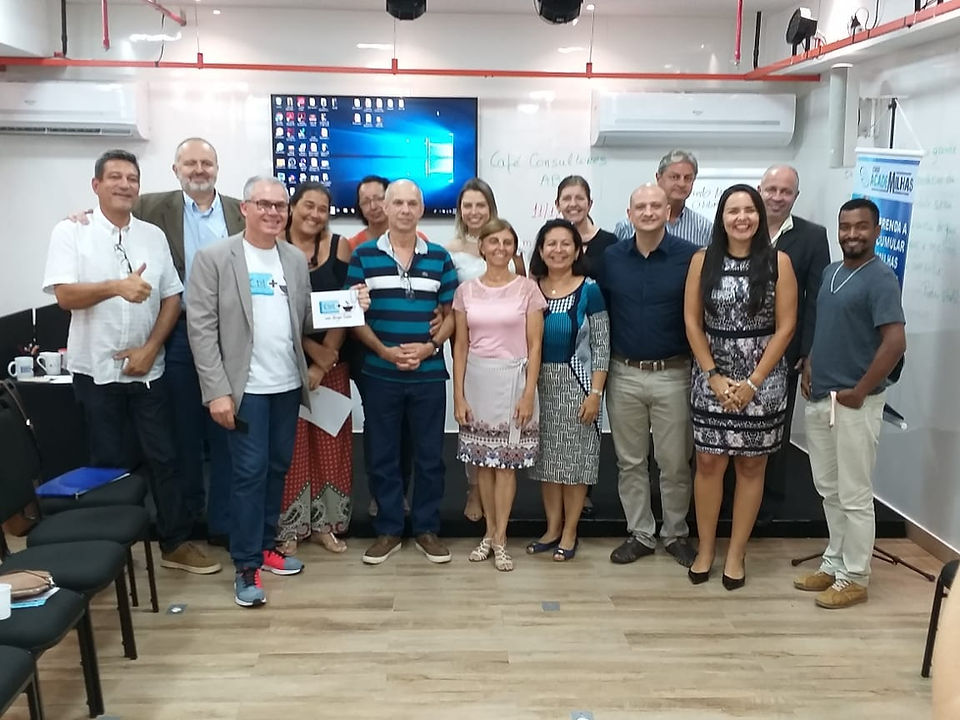 Grupo, após a Palestra