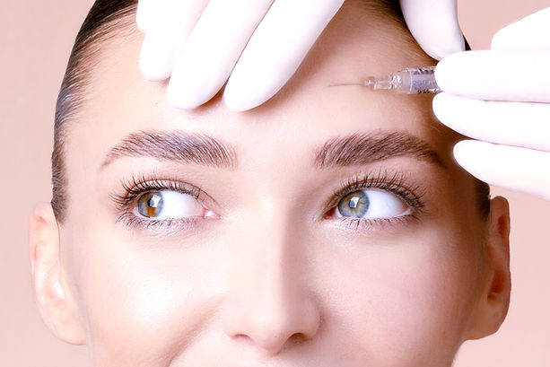 female forehead botox