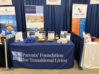 Parents' Foundation table at Cape Cod Symposium 