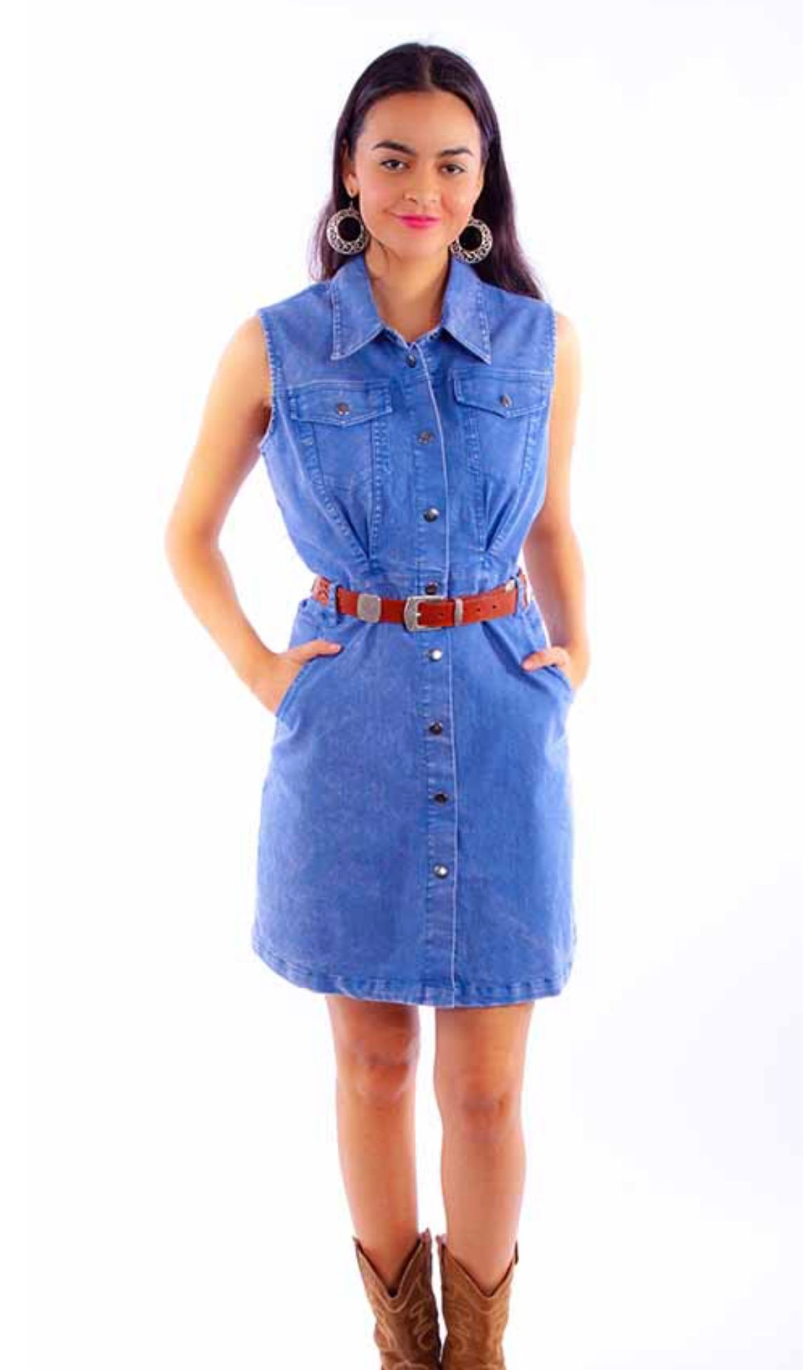 Scullys sleeveless denim dress