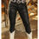 Thumbnail: BLACK FAUX LEATHER HIGH RISE SKINNY JEANS
