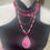 Thumbnail: Ashlyn Rose pink layer necklace