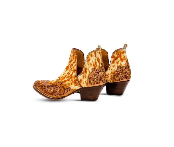 Thumbnail: VESTRO WESTERN HAND-TOOLED BOOTIES