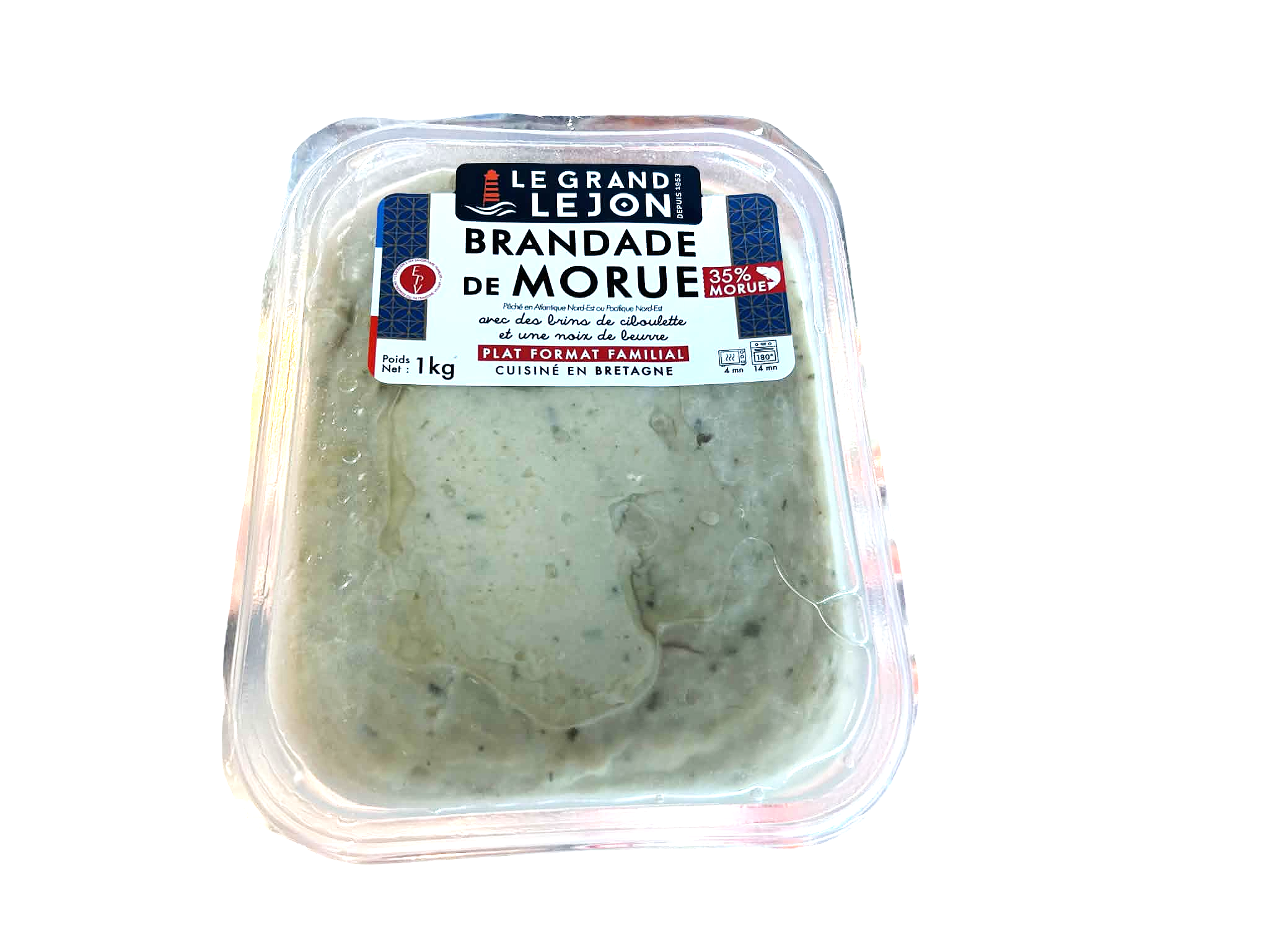 brandade de morue 1kg 1000 Gr (1 pce)