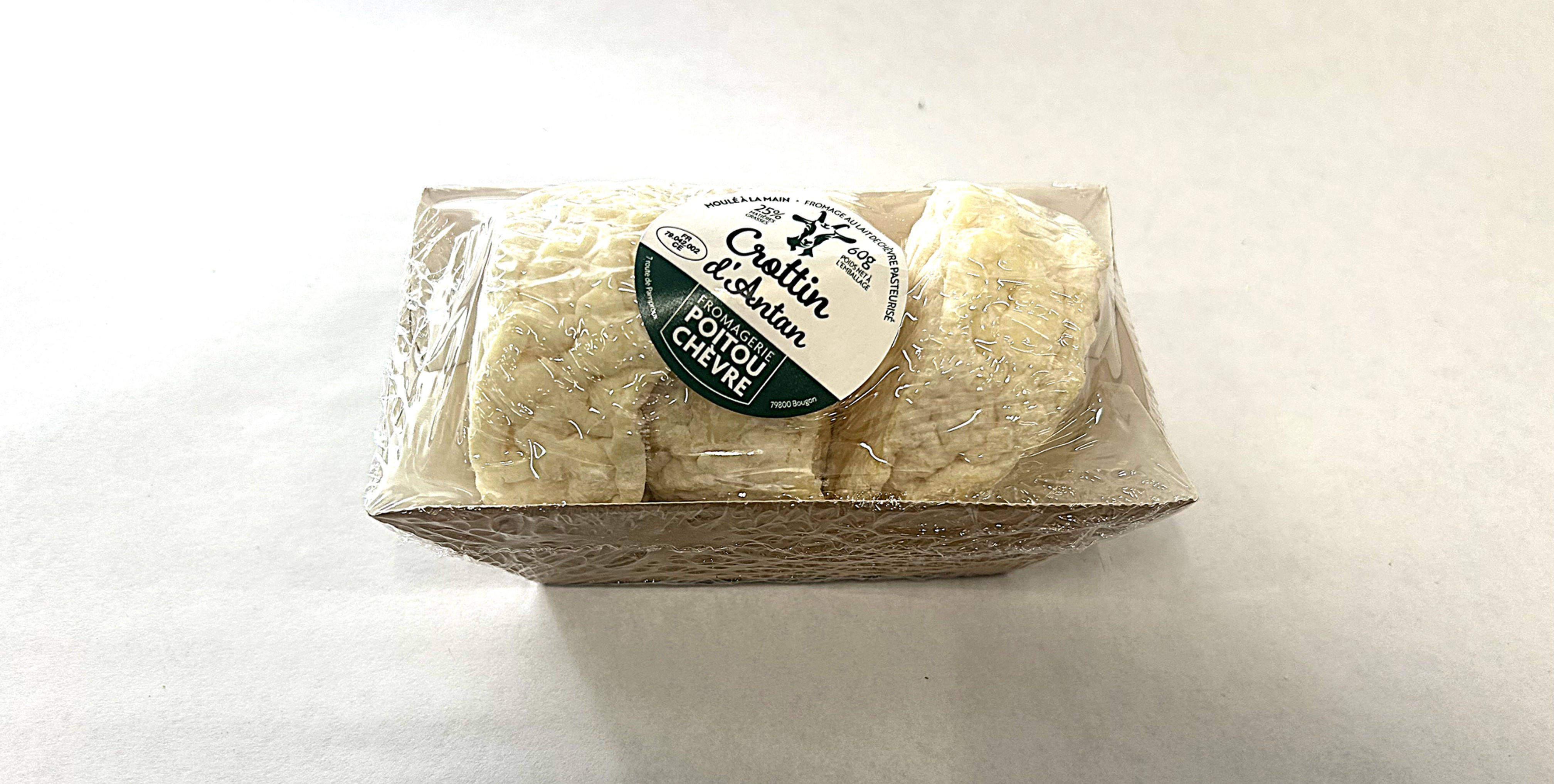 Crottin de chevre x3  (Coupe)  (0.18 kilo)