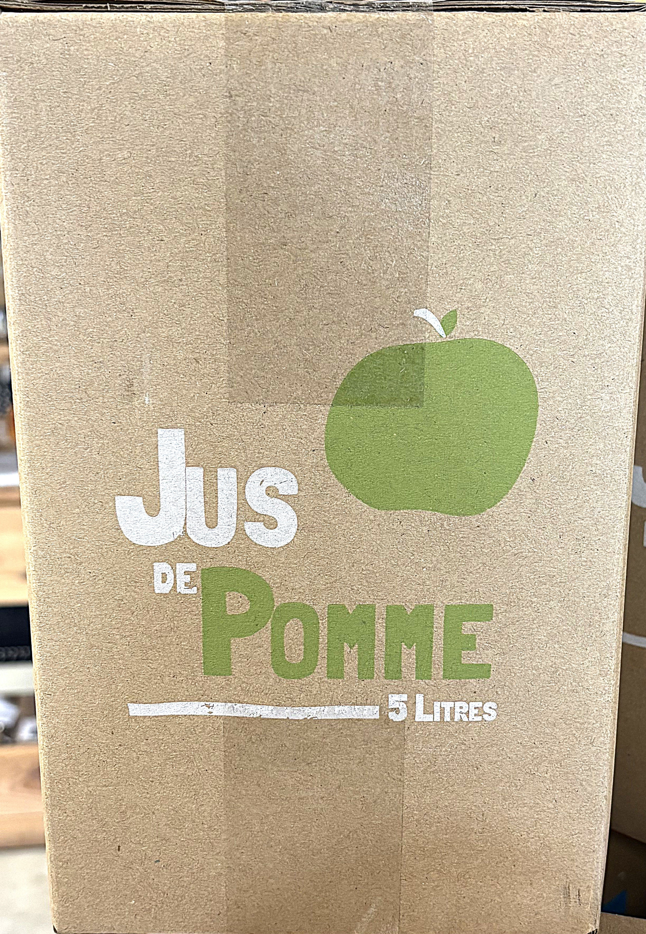 Jus de pomme brut bib 5l du pilat 5000 ml (1 pce)
