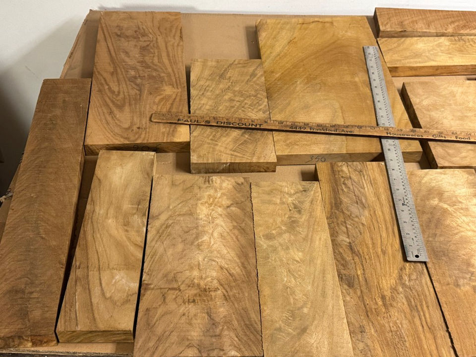 Figured Teak Boards