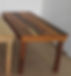 Wooden table with Rustic Teak Base T2193 and diamond tropical hardwoods visible clearly.