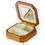 Thumbnail: Wooden Jewelry Music Box with Italian Inlaid Style Design Gloss Lacquer