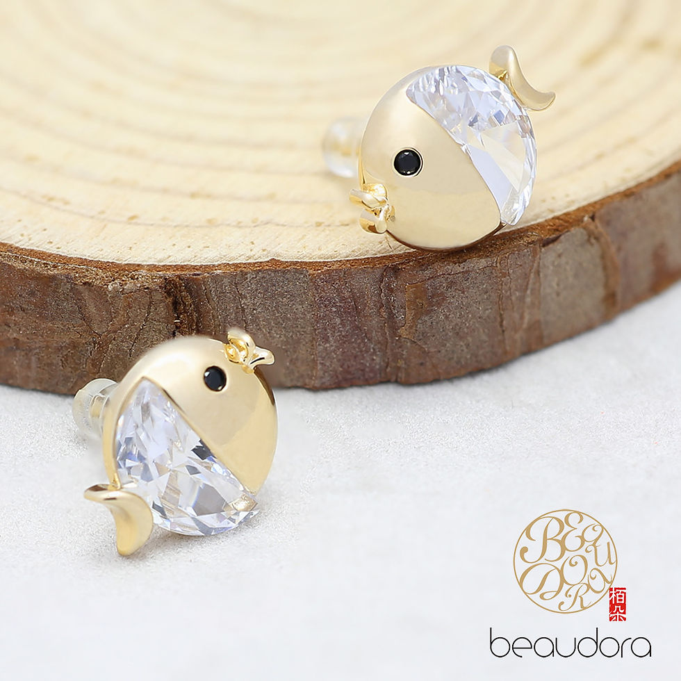 Thumbnail: Fish Fashion Stud Earrings