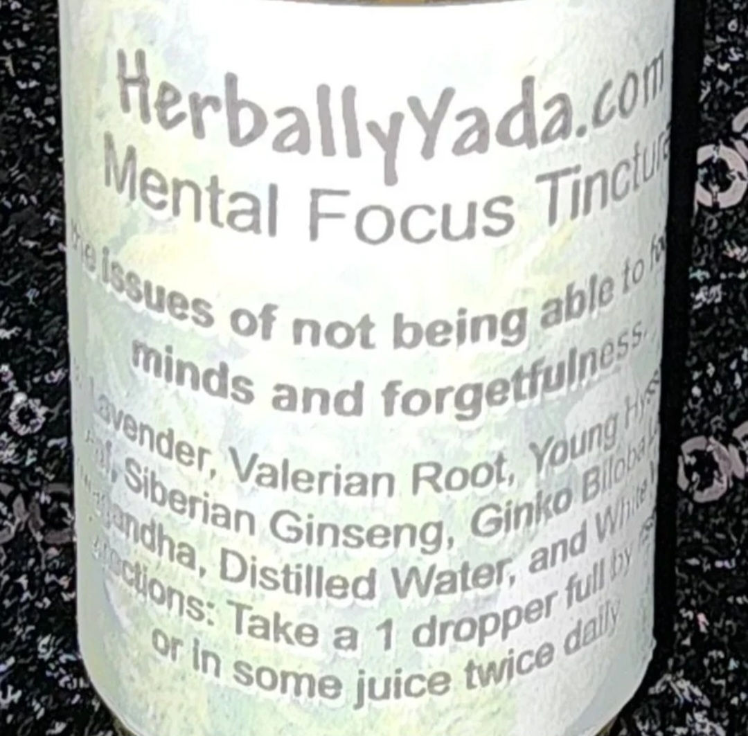 Mental Focus Tincture