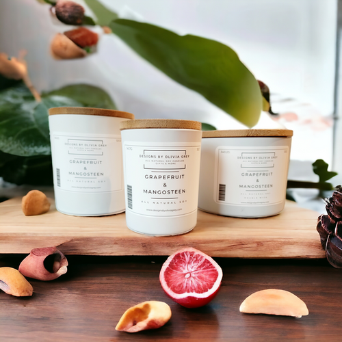 Grapefruit & Mangosteen | Designs by Olivia Grey